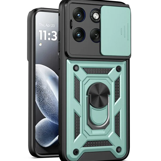 Калъф за Motorola Edge 70 Fusion - CamShield Series - Techsuit - Зелен
