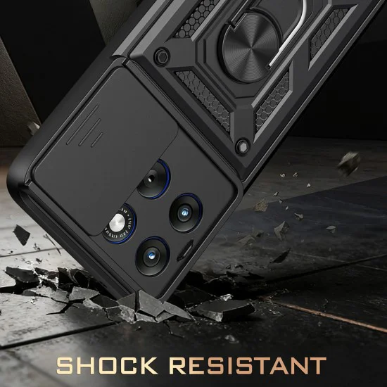 Калъф за Motorola Edge 70 Fusion - CamShield Series - Techsuit - Зелен