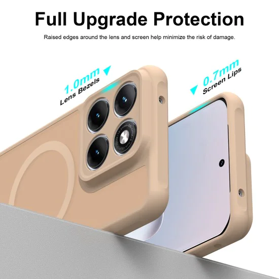 Калъф за Motorola Edge 70 Fusion - HaloFrost II MagSafe - Techsuit - Златист