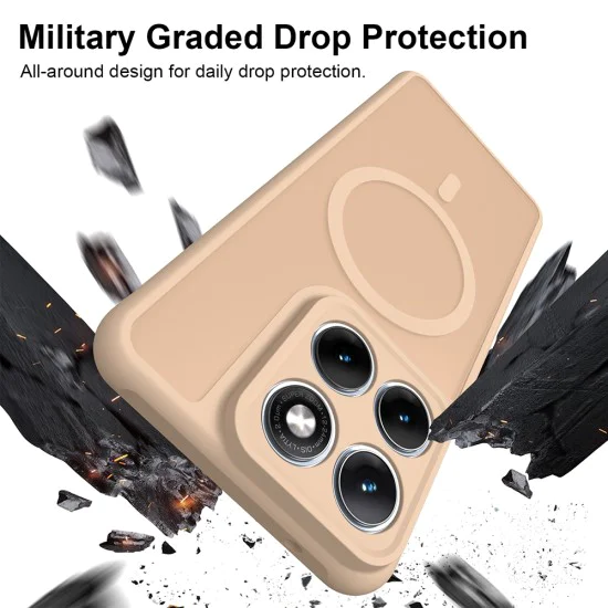Калъф за Motorola Edge 70 Fusion - HaloFrost II MagSafe - Techsuit - Златист