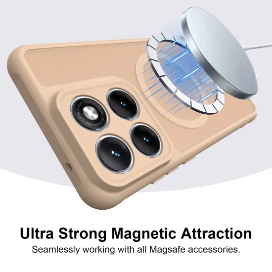 Калъф за Motorola Edge 70 Fusion - HaloFrost II MagSafe - Techsuit - Златист