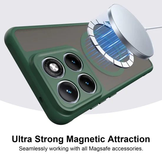 Калъф за Motorola Edge 70 Fusion - HaloFrost II MagSafe - Techsuit - Зелен