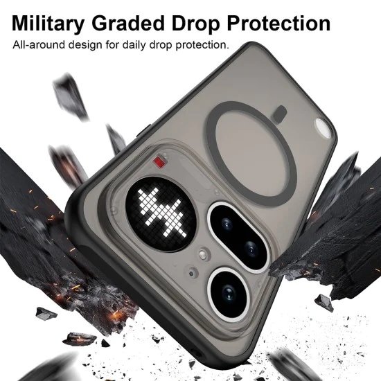 Калъф за Nothing Phone (4a) Pro - HaloFrost II MagSafe - Techsuit - Черен