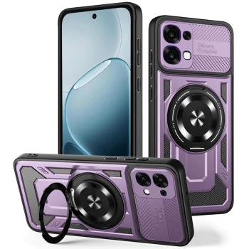 Калъф за Oppo A6 Pro 4G / 5G - RuggedCam - Techsuit - Лилав