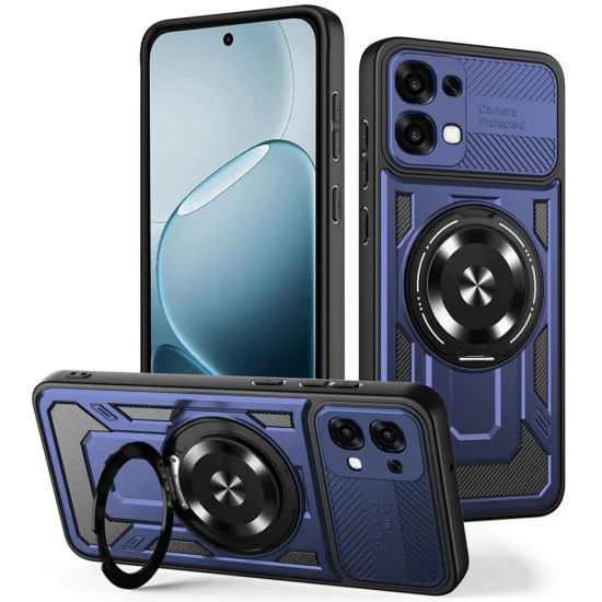 Калъф за Oppo A6 Pro 4G / 5G - RuggedCam - Techsuit - Син