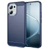 Калъф за Oppo A6 Pro 4G / 5G - Carbon Silicone - Techsuit - Син