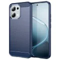 Калъф за Oppo A6 Pro 4G / 5G - Carbon Silicone - Techsuit - Син