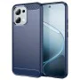 Калъф за Oppo A6 Pro 4G / 5G - Carbon Silicone - Techsuit - Син