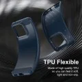 Калъф за Motorola Edge 70 Fusion - Carbon Silicone - Techsuit - Син