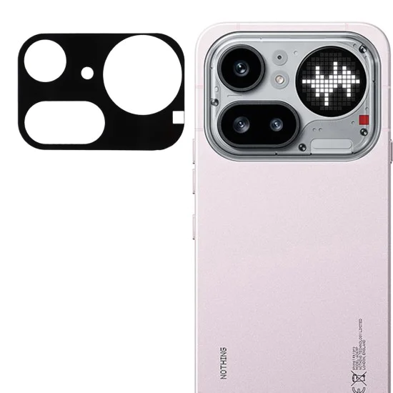 Протектор за камера за Nothing Phone (4a) Pro - Full Camera Glass - Techsuit - Черен