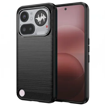 Калъф за Nothing Phone (4a) Pro - Carbon Silicone - Techsuit - Черен