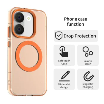 Калъф за Xiaomi Poco X8 Pro - CandyCase MagSafe - Techsuit - Оранжев