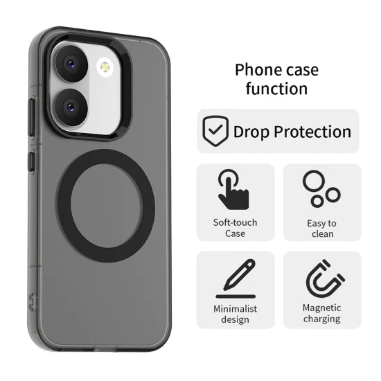 Калъф за Xiaomi Poco X8 Pro - CandyCase MagSafe - Techsuit - Черен