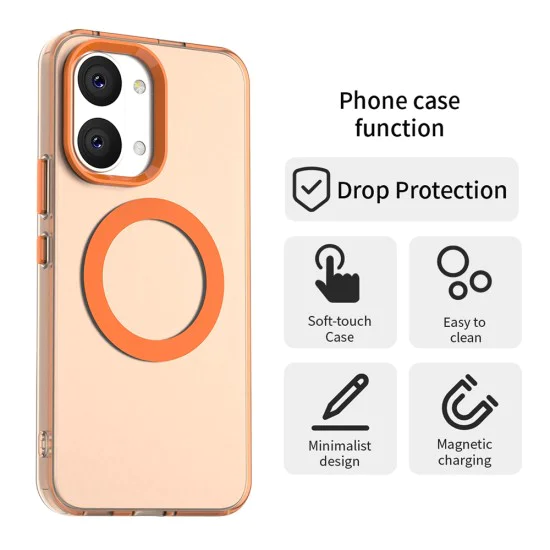 Калъф за Xiaomi Poco X8 Pro Max - CandyCase MagSafe - Techsuit - Оранжев