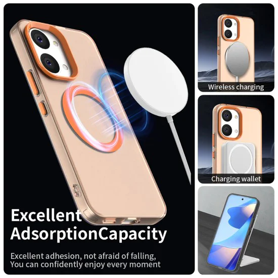 Калъф за Xiaomi Poco X8 Pro Max - CandyCase MagSafe - Techsuit - Оранжев