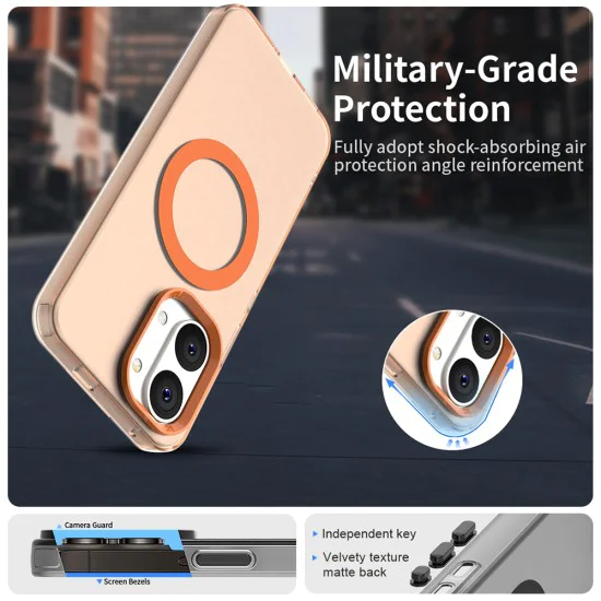 Калъф за Xiaomi Poco X8 Pro Max - CandyCase MagSafe - Techsuit - Оранжев
