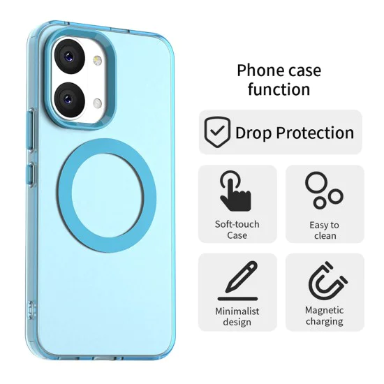 Калъф за Xiaomi Poco X8 Pro Max - CandyCase MagSafe - Techsuit - Син
