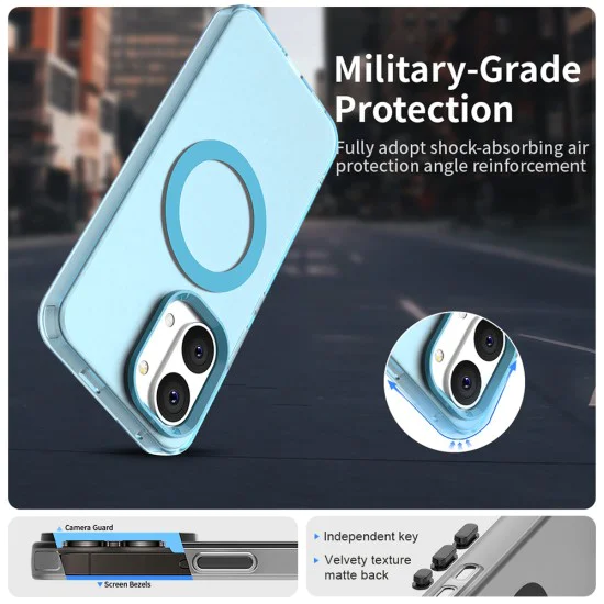 Калъф за Xiaomi Poco X8 Pro Max - CandyCase MagSafe - Techsuit - Син