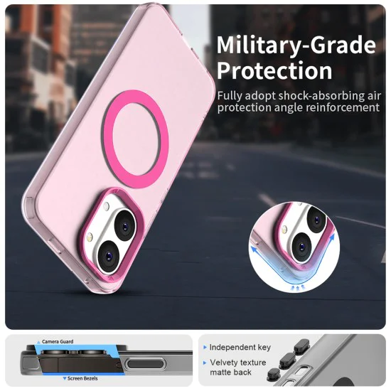 Калъф за Xiaomi Poco X8 Pro Max - CandyCase MagSafe - Techsuit - Розов