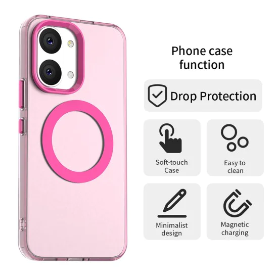 Калъф за Xiaomi Poco X8 Pro Max - CandyCase MagSafe - Techsuit - Розов