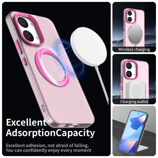 Калъф за Xiaomi Poco X8 Pro Max - CandyCase MagSafe - Techsuit - Розов