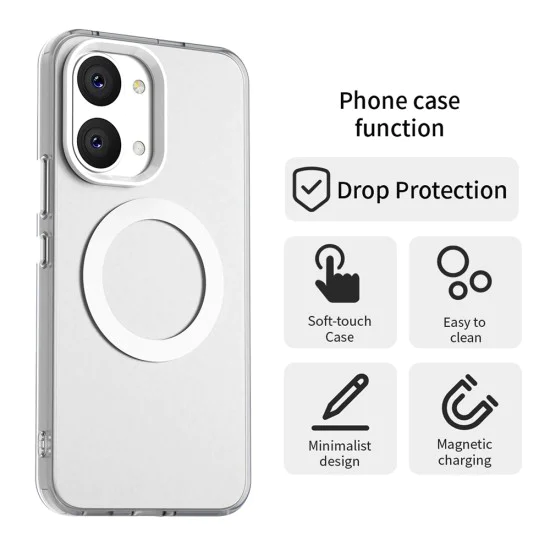 Калъф за Xiaomi Poco X8 Pro Max - CandyCase MagSafe - Techsuit - Бял