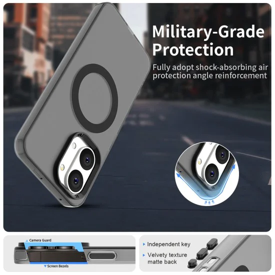 Калъф за Xiaomi Poco X8 Pro Max - CandyCase MagSafe - Techsuit - Черен