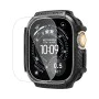 Каишка с калъф и протектор за Apple Watch Ultra / Ultra 2 / Ultra 3 - Rugged Armor - Spigen - Черна