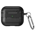 Калъф за AirPods Pro 3 - CarbonFiber - Techsuit - Черен
