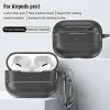 Калъф за AirPods Pro 3 - CarbonFiber - Techsuit - Черен