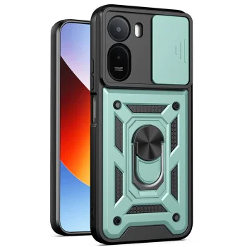 Калъф за Xiaomi Redmi A7 Pro 4G - CamShield Series - Techsuit - Зелен