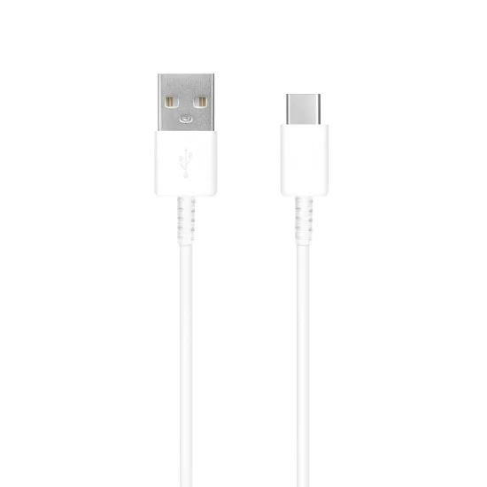 Кабел за данни USB към Type-C 2.1A, 1m - Samsung (EP-DG970BWE) - Бял (Опаковка на едро)