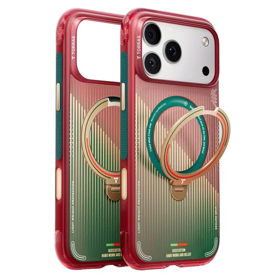Калъф за iPhone 17 Pro Max - Ostand Q3 Air Series - Torras - Glory Slash