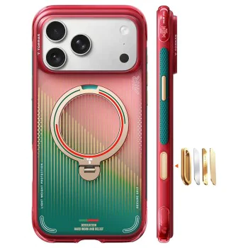 Калъф за iPhone 17 Pro Max - Ostand Q3 Air Series - Torras - Glory Slash