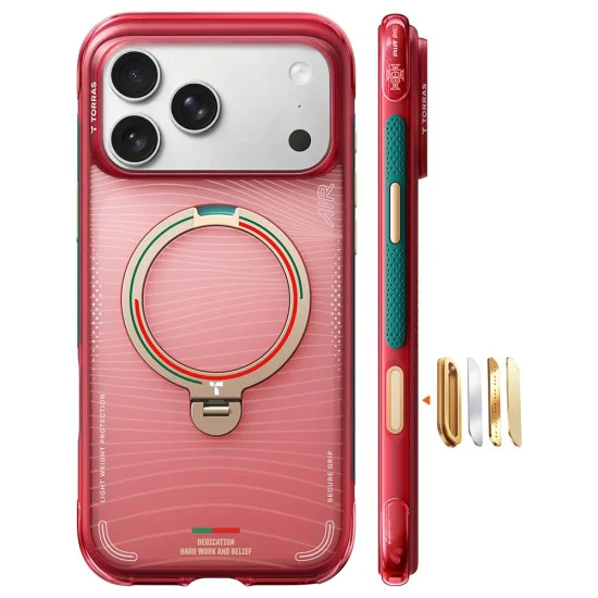 Калъф за iPhone 17 Pro - Ostand Q3 Air Series - Torras - Wave of Passion