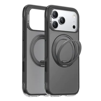 Калъф за iPhone 17 Pro - Ostand O3 Air Series - Torras - Черен