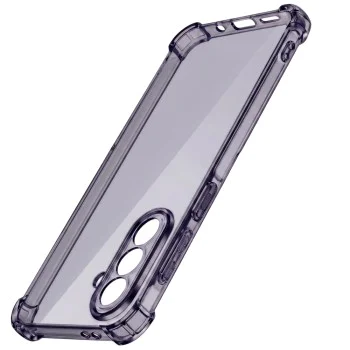Калъф за Samsung Galaxy A37 5G / A36 5G - Shockproof Clear Silicone - Techsuit - Прозрачен дим