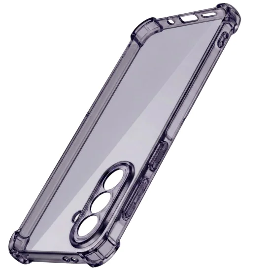 Калъф за Samsung Galaxy A37 5G / A36 5G - Shockproof Clear Silicone - Techsuit - Прозрачен дим