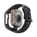 Каишка с калъф за Apple Watch Ultra / Ultra 2 / Ultra 3 - Liquid Air Pro - Spigen - Черна