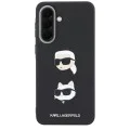 Калъф за Samsung Galaxy A37 5G - Hardcase K&C Heads Pins and Logo - Karl Lagerfeld - Черен