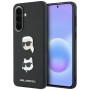 Калъф за Samsung Galaxy A37 5G - Hardcase K&C Heads Pins and Logo - Karl Lagerfeld - Черен