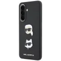 Калъф за Samsung Galaxy A57 5G - Hardcase K&C Heads Pins and Logo - Karl Lagerfeld - Черен