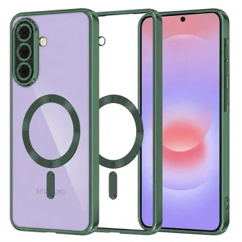 Калъф за Samsung Galaxy A37 5G - Luxury Crystal MagSafe - Techsuit - Зелен