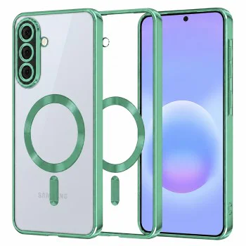 Калъф за Samsung Galaxy A57 5G - Luxury Crystal MagSafe - Techsuit - Зелен