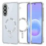 Калъф за Samsung Galaxy A57 5G - Luxury Crystal MagSafe - Techsuit - Сребрист
