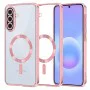 Калъф за Samsung Galaxy A57 5G - Luxury Crystal MagSafe - Techsuit - Розов