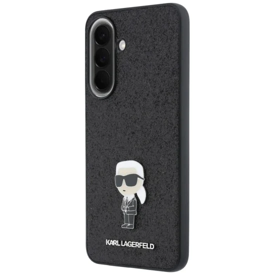 Калъф за Samsung Galaxy A57 5G - Hardcase Glitter - Karl Lagerfeld - Fixed Ikonik Logo