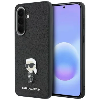 Калъф за Samsung Galaxy A57 5G - Hardcase Glitter - Karl Lagerfeld - Fixed Ikonik Logo