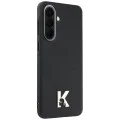 Калъф за Samsung Galaxy A57 5G - Hardcase Leather with K Head Logo - Karl Lagerfeld - Черен