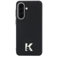 Калъф за Samsung Galaxy A37 5G - Hardcase Leather with K Head Logo - Karl Lagerfeld - Черен